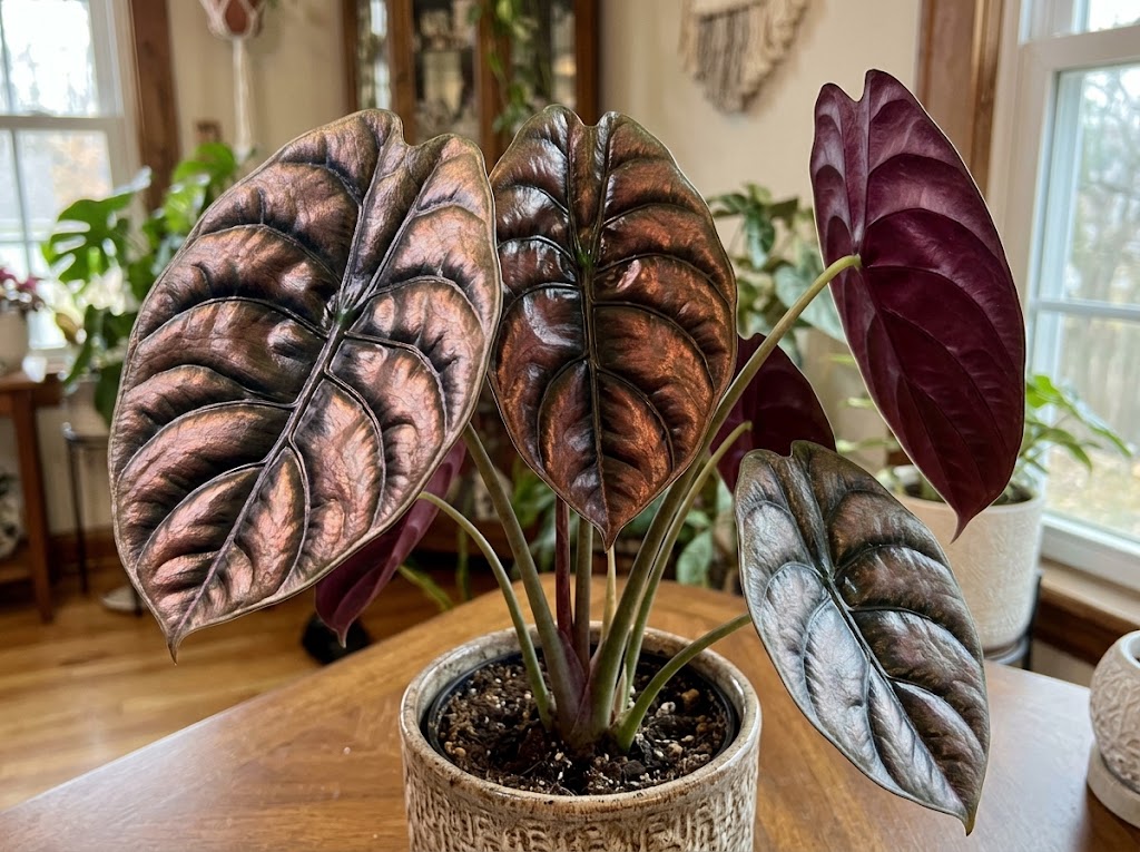Alocasia cuprea from the HerbnBox collection